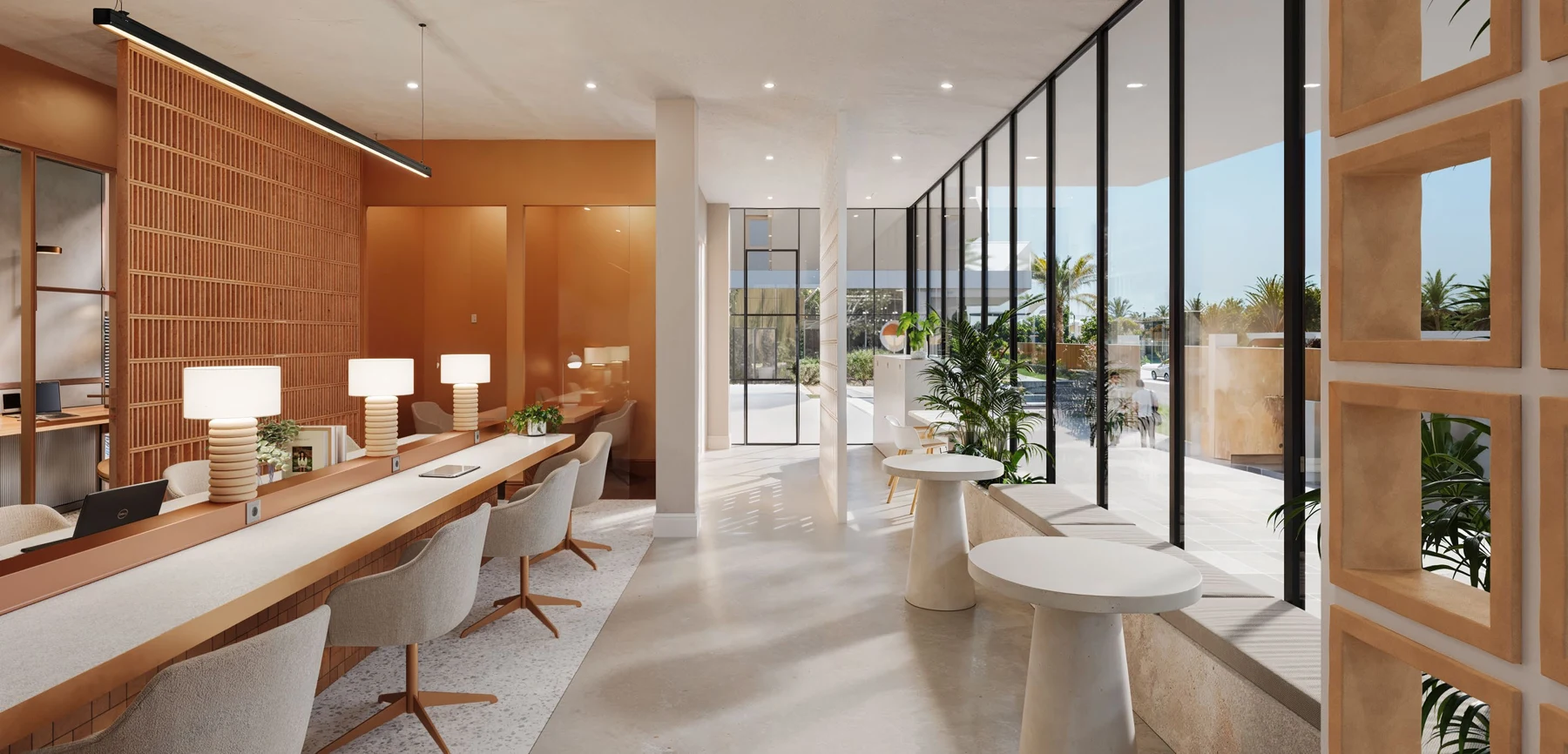 Infografía de la zona de coworking de Lakün