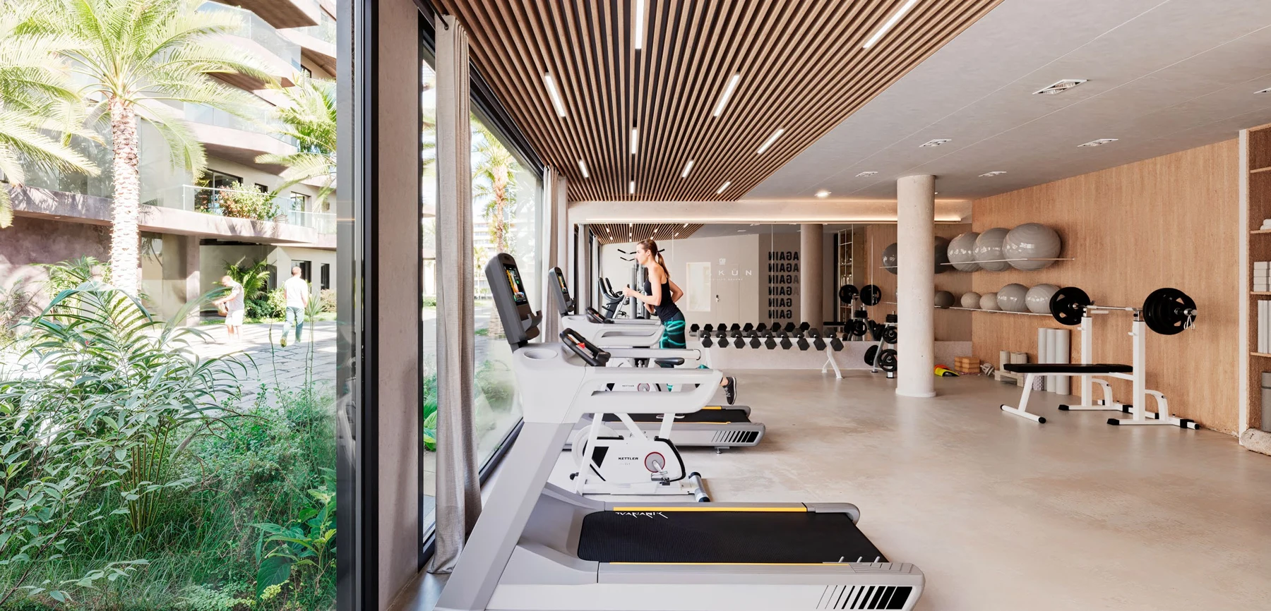Infografía del gimnasio de Lakün
