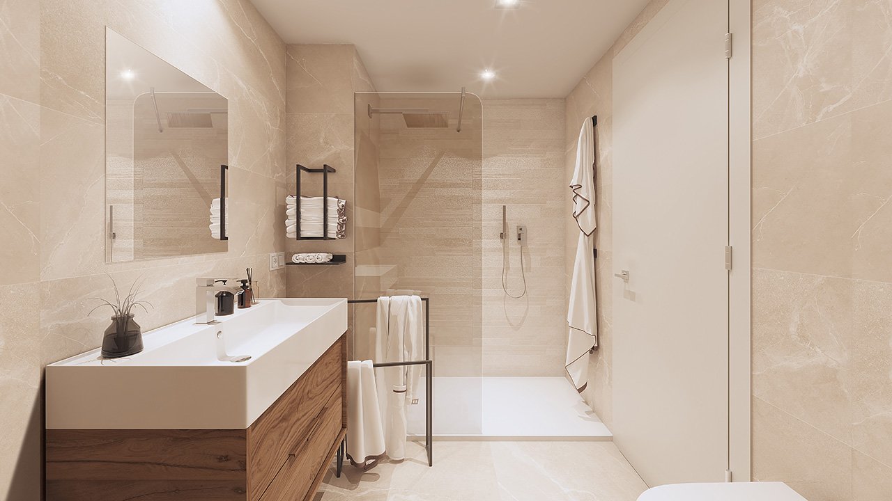 Baño de una vivienda de ejemplo