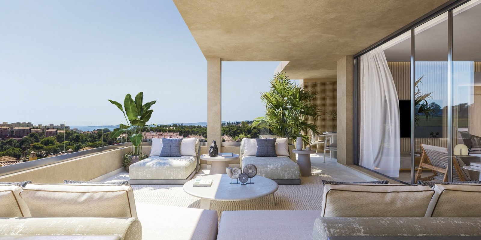 Terraza de apartamento de Abelias