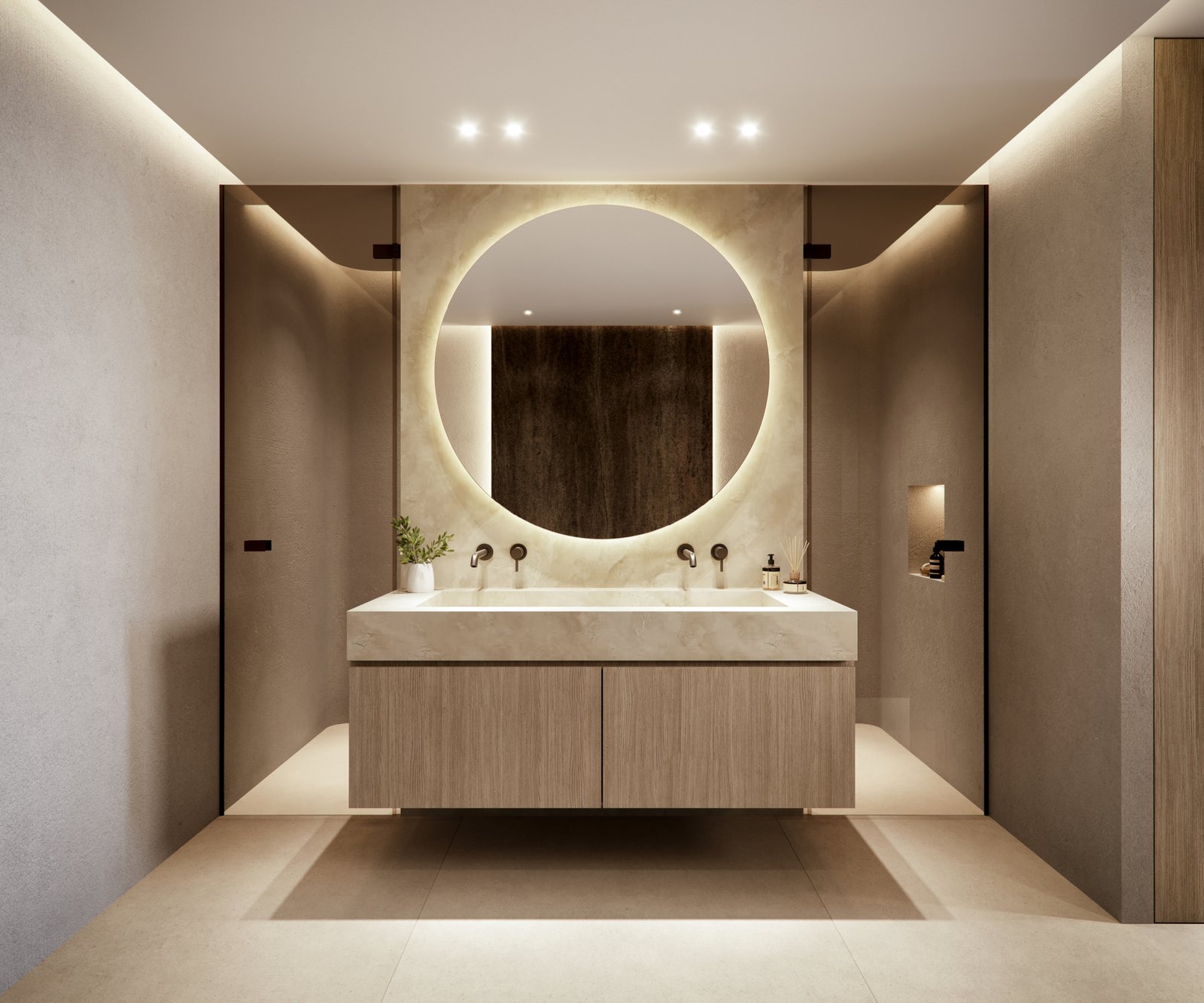 Baño de una vivienda de Óleo
