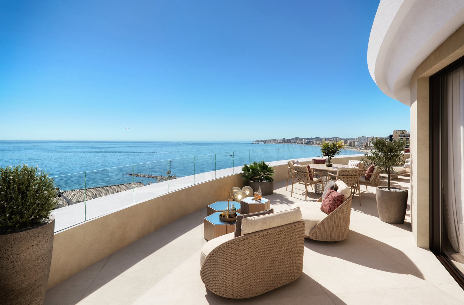 Terraza de Óleo orientada al entorno de Carvajal