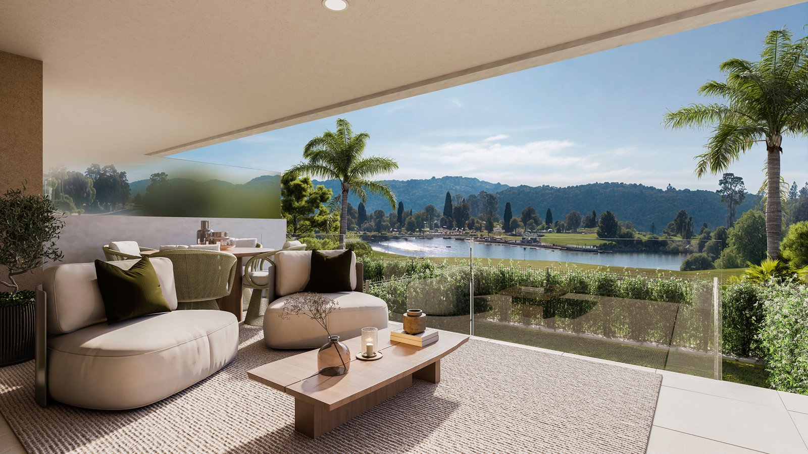 Terraza de una vivienda de planta baja